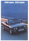 BMW 320i  325i Cabrio brochure