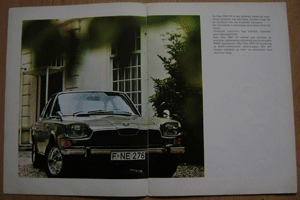 BMW Glas 3000 V8 brochure folder 1967