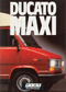 Fiat Ducato Maxi brochure / folder