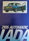 Lada 2105 automaat brochure folder