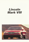 Lincoln Mark VIII brochure / folder / prospekt