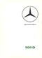 Mercedes 200 D ( W110 ) brochure / folder / prospekt