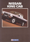 Nissan King Cab brochure / folder / prospekt