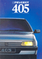 Peugeot 405 brochure / folders