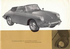 Porsche 356 B folder Brochure