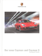 Porsche Cayman S brochure / folder