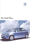 VW Golf plus brochure / folder / prospekt